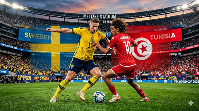 Thụy Điển vs Tunisia