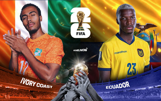 Siêu máy tính dự đoán kết quả Ecuador vs Bờ Biển Ngà tại World Cup 2026, với đánh giá thiên về sự cân bằng