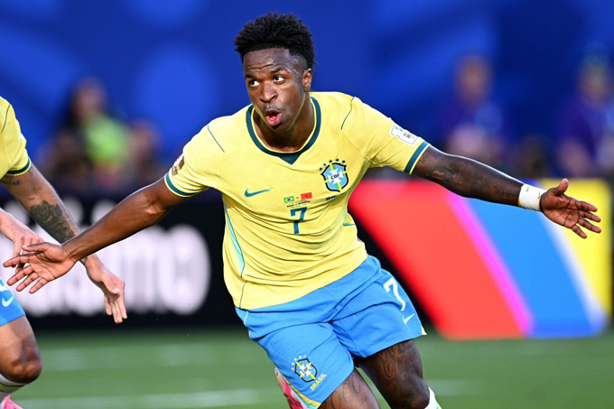 Vinicius đã tỏa sáng trước Morocco