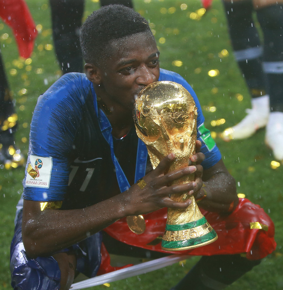 Dembele và danh hiệu vô địch World Cup đầu tiên năm 2018