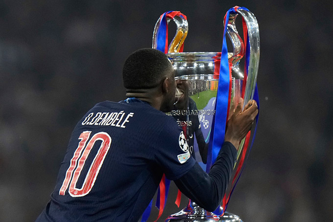 Dembele và chức vô địch Champions League lần thứ hai liên tiếp