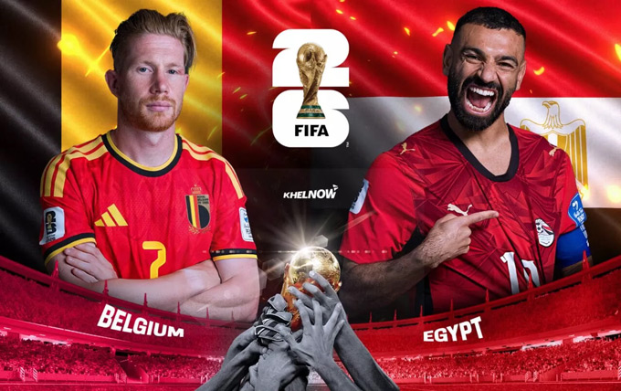 Siêu máy tính dự đoán kết quả Bỉ vs Ai Cập tại World Cup 2026, với Bỉ được đánh giá cao hơn đôi chút