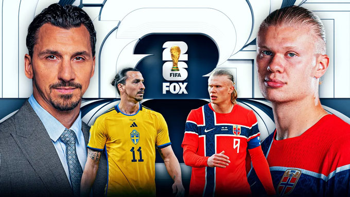 Ibra tuyên bố Haaland còn lâu mới đạt tới đẳng cấp của mình - Ảnh: Fox Sports