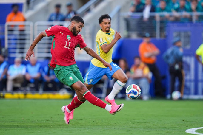 Saibari đang thi đấu tại World Cup 2026 trong màu áo Morocco - Ảnh: @i3merz