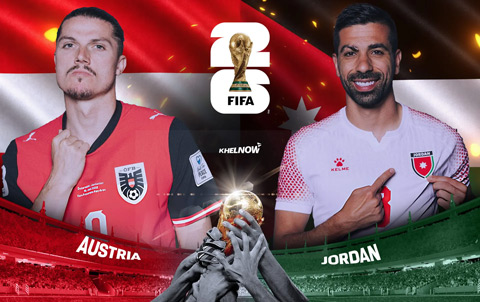 Siêu máy tính dự đoán kết quả Áo vs Jordan tại World Cup 2026, với tuyển Áo được đánh giá cao hơn