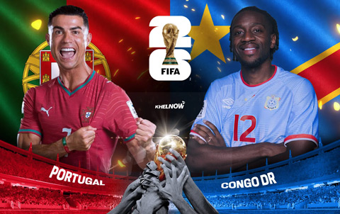 Siêu máy tính dự đoán kết quả Bồ Đào Nha vs CHDC Congo tại World Cup 2026, với Bồ Đào Nha được đánh giá cao hơn