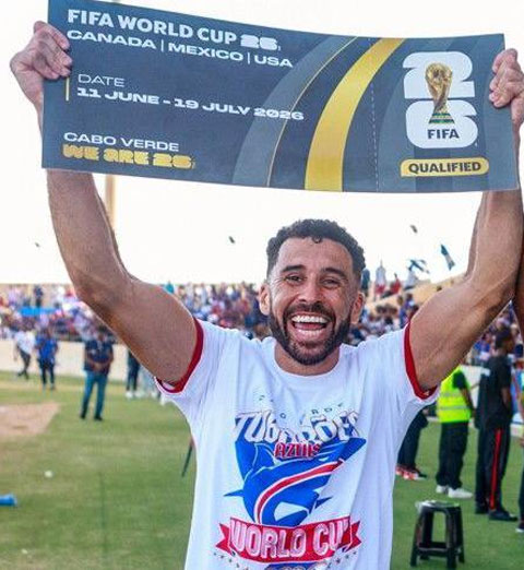 Lopes cùng Cape Verde giành tấm vé lịch sử dự World Cup - Ảnh: BBC