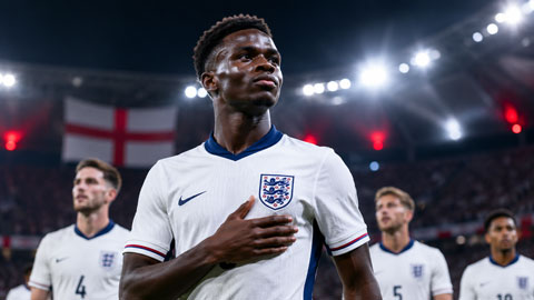 Saka cùng các đồng đội tại ĐT Anh tự tin có thể vô địch World Cup 2026