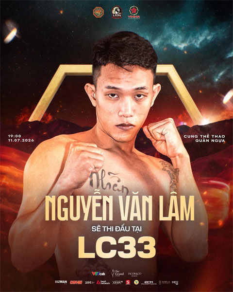 Quán quân MMA Striking hạng 65 kg Nguyễn Văn Lâm trở lại LION Championship