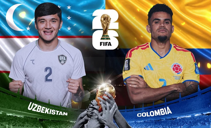 Colombia vs Uzbekistan: Đội hình dự kiến, thông tin lực lượng mới nhất