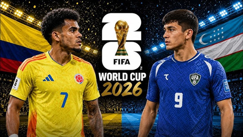 Colombia quyết tâm giành 3 điểm trước Uzbekistan tại World Cup 2026