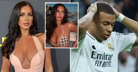 Georgia May từng dính tin đồn hẹn hò với Mbappe - Ảnh: The Sun