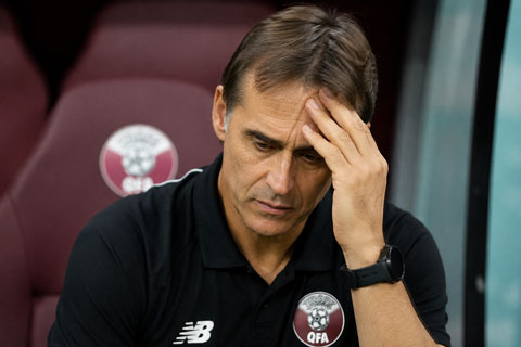 HLV Lopetegui đang tìm cách giúp Qatar có 3 điểm đầu tiên tại World Cup