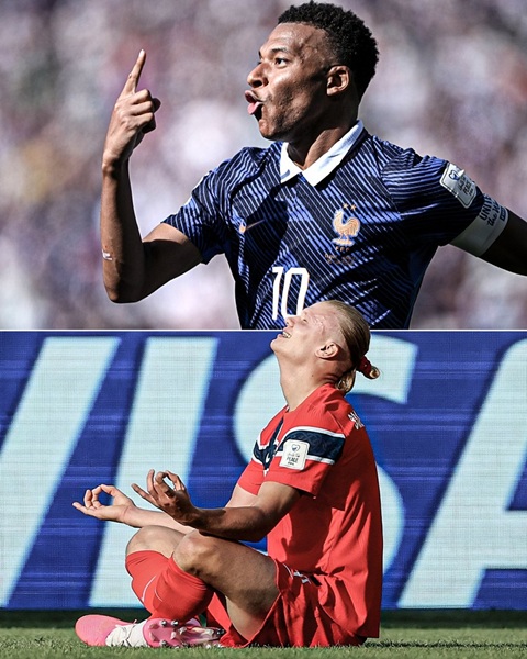 Mbappe gọi và Haaland đã trả lời