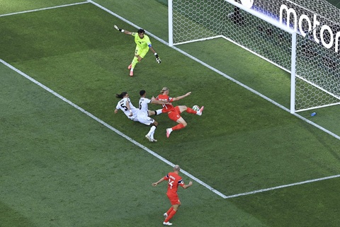 Haaland mở tỷ số cho Na Uy ở trận gặp Iraq (4-1)
