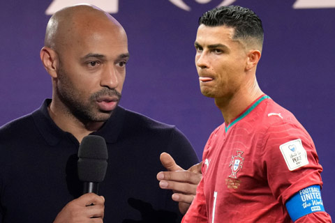 Henry đã có những phát biểu gay gắt về Ronaldo và Bồ Đào Nha