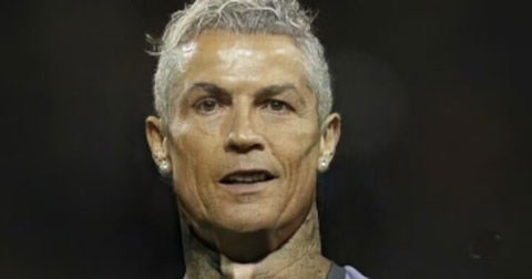Cristiano Ronaldo hóa ông già