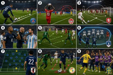 Nhiều xu hướng chiến thuật thú vị ở World Cup 2026 (ảnh do AI tạo)