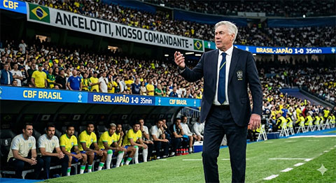 HLV Ancelotti xác nhận ông sẽ xoay tua đội hình ĐT Brazil ở trận đấu tới