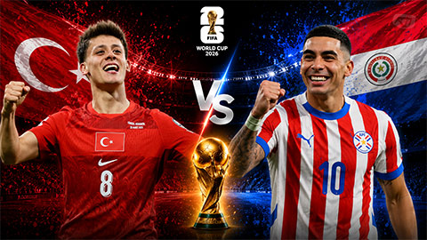 Siêu máy tính dự đoán kết quả Thổ Nhĩ Kỳ vs Paraguay tại World Cup 2026, với Thổ Nhĩ Kỳ được đánh giá nhỉnh hơn