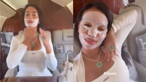 Georgina Rodriguez làm đẹp mọi lúc mọi nơi