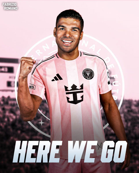 Casemiro đạt thỏa thuận gia nhập Inter Miami - Ảnh: Fabrizio Romano