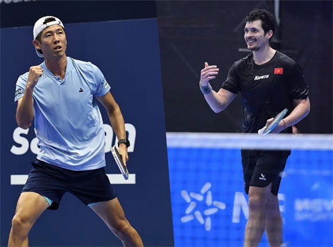 Kenta Miyoshi và Robert Stirling là "ẩn số" tại chung kết đôi nam. Ảnh: PPA