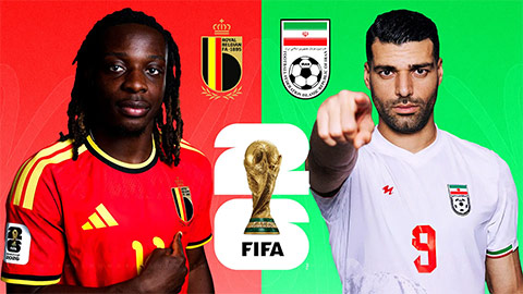 Siêu máy tính dự đoán kết quả Bỉ vs Iran tại World Cup 2026, với Bỉ được đánh giá cao hơn