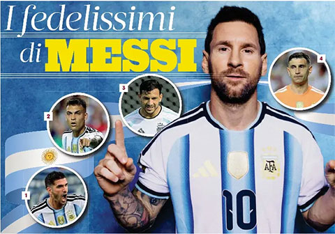 De Paul, Lautaro, Paredes, Dibu... tạo nên vòng tròn bảo vệ Messi