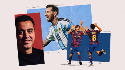 Với Xavi, được chơi bóng và làm việc cùng Messi là một đặc ân (đồ họa của The Athletic)