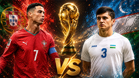 Siêu máy tính dự đoán kết quả Bồ Đào Nha vs Uzbekistan tại World Cup 2026, với Bồ Đào Nha được đánh giá cao hơn
