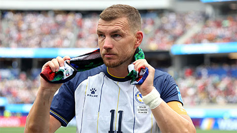 Dzeko vẫn là niềm hi vọng lớn của Bosnia