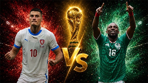 Siêu máy tính dự đoán kết quả CH Séc vs Mexico tại World Cup 2026, với Mexico được đánh giá cao hơn