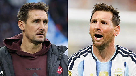 Klose đã lên tiếng chúc mừng Messi
