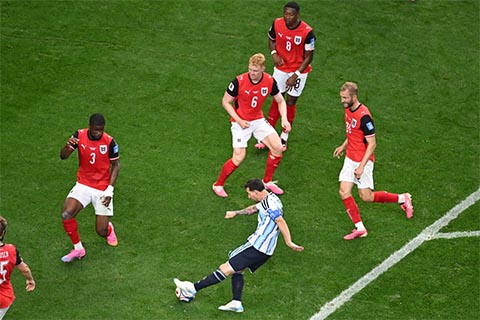 Messi lập cú đúp trước Áo, để nâng số bàn thắng tại World Cup 2026 lên 5 bàn sau 2 trận