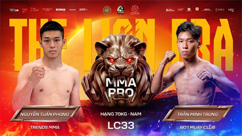 Nguyễn Tuấn Phong đối đầu Trần Minh Trung ở trận 2 tại LC33