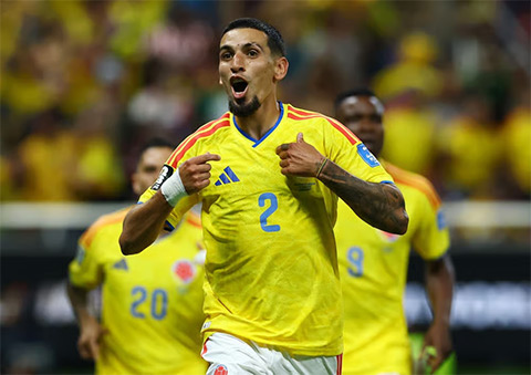 Colombia giành vé vào vòng 1/16
