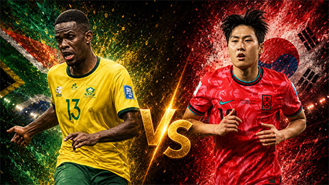 Siêu máy tính dự đoán kết quả Nam Phi vs Hàn Quốc tại World Cup 2026, với Hàn Quốc được đánh giá nhỉnh hơn