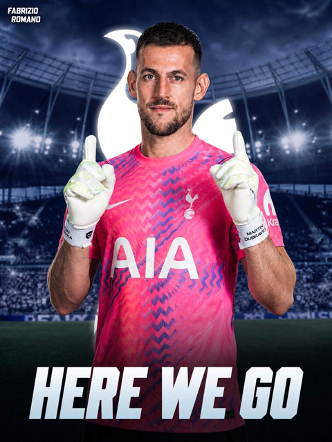Tottenham chiêu mộ thành công Dubravka - Ảnh: Fabrizio Romano