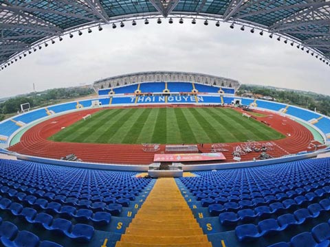 Sân Thái Nguyên có cơ sở vật chất khang trang