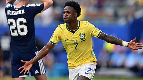 Brazil có chiến thắng tưng bừng