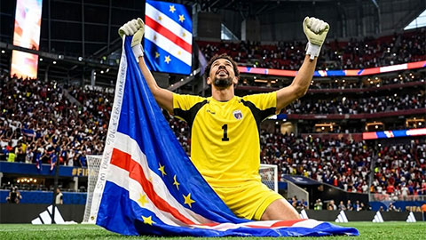 Vozinha đã giúp Cape Verde kiếm được 2 điểm ở World Cup 2026