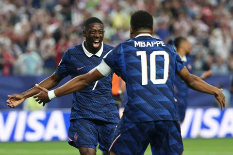 Pháp đang sở hữu sức tấn công đáng sợ với Mbappe và Dembele