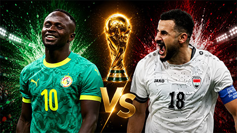 Siêu máy tính dự đoán kết quả Senegal vs Iraq tại World Cup 2026, với Senegal được đánh giá cao hơn