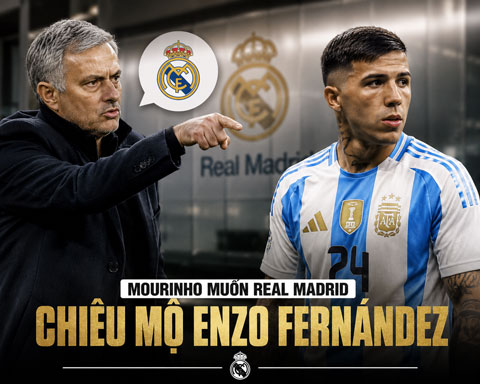 Mourinho muốn có một tiền vệ trung tâm giỏi điều phối như Enzo