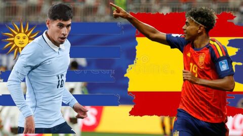 Hậu vệ trái Mathias Olivera của Uruguay sẽ có nhiệm vụ khóa chặt ngòi nổ Lamine Yamal của Tây Ban Nha.