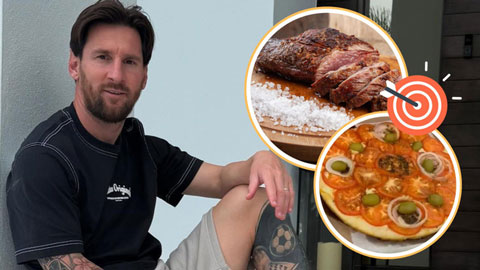  Messi tuân thủ chế độ ăn uống khoa học