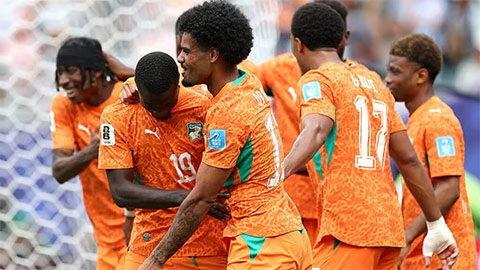Bờ Biển Ngà dễ dàng vượt qua Curacao