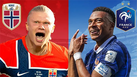 Trực tiếp Na Uy vs Pháp, 02h00 ngày 27/6