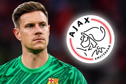 Ter Stegen sẽ được Barca cho mượn sang Ajax